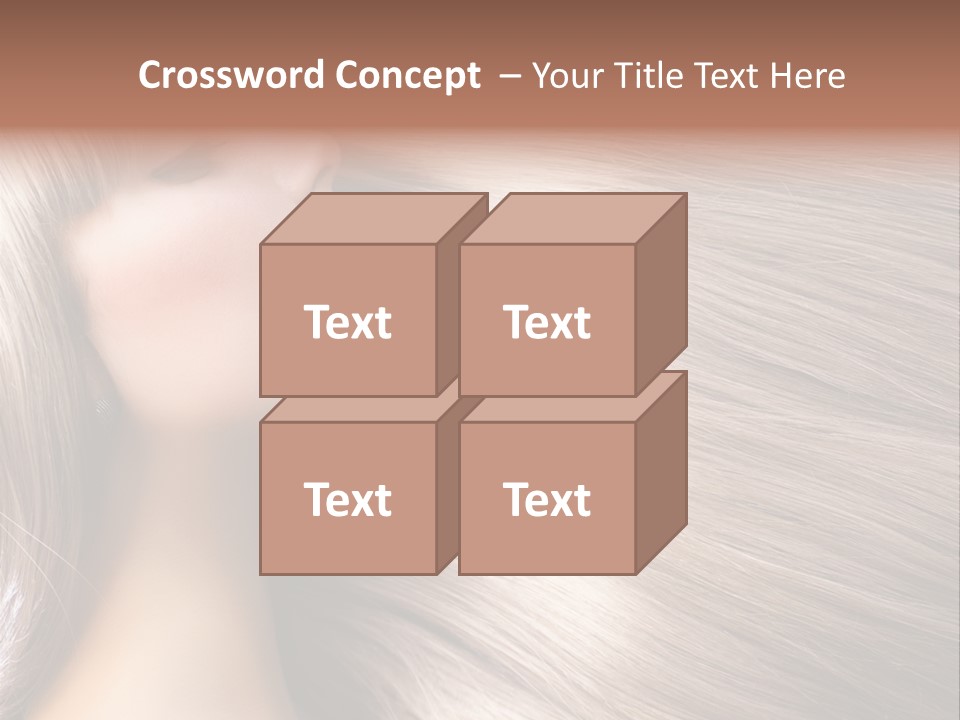 Model Salon Coloring PowerPoint Template