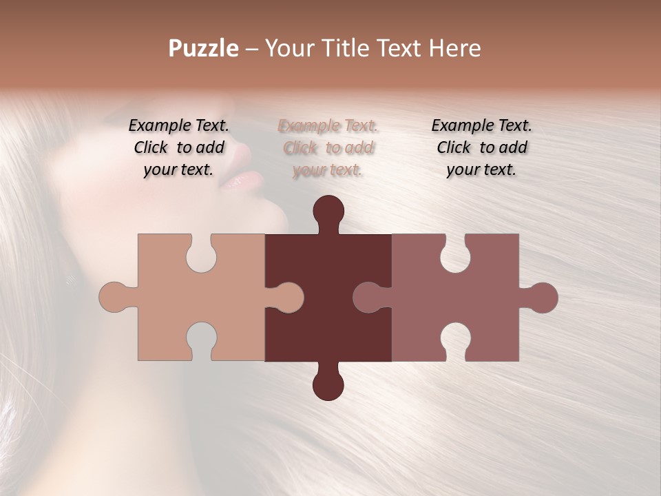 Model Salon Coloring PowerPoint Template