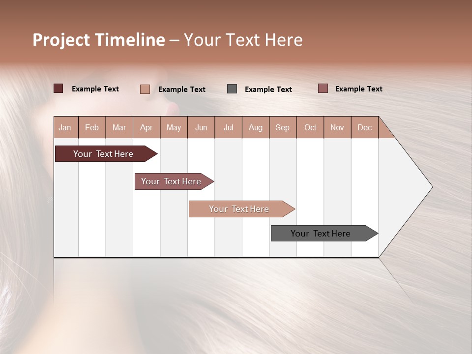Model Salon Coloring PowerPoint Template