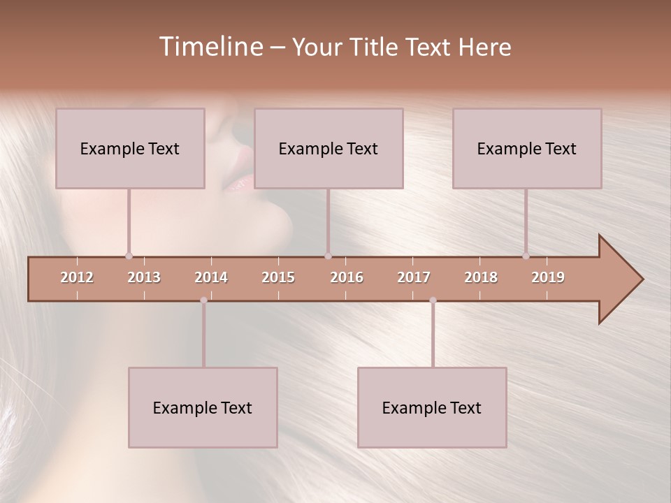 Model Salon Coloring PowerPoint Template