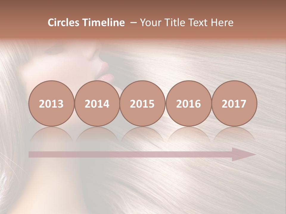 Model Salon Coloring PowerPoint Template