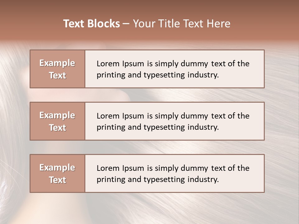 Model Salon Coloring PowerPoint Template