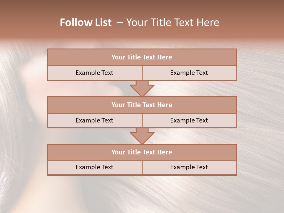 Model Salon Coloring PowerPoint Template