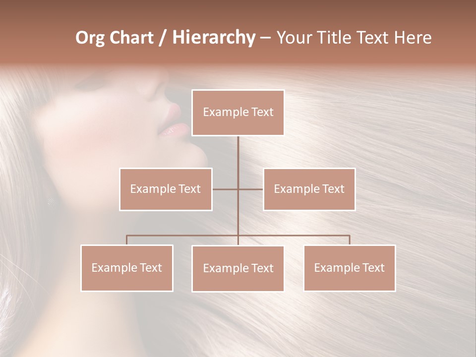 Model Salon Coloring PowerPoint Template