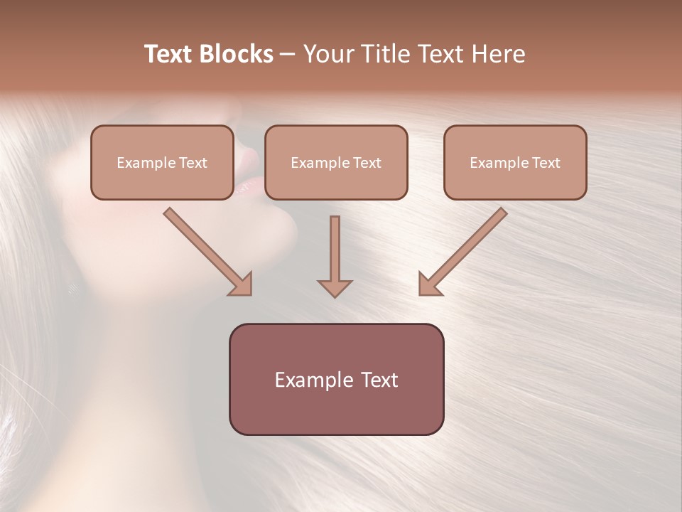 Model Salon Coloring PowerPoint Template