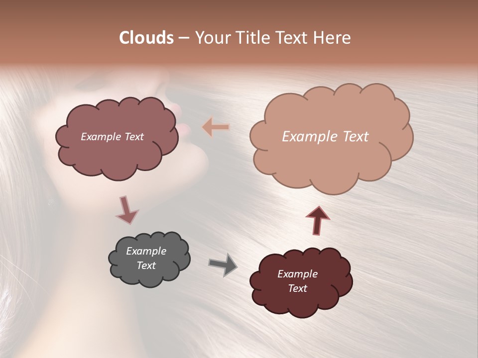 Model Salon Coloring PowerPoint Template