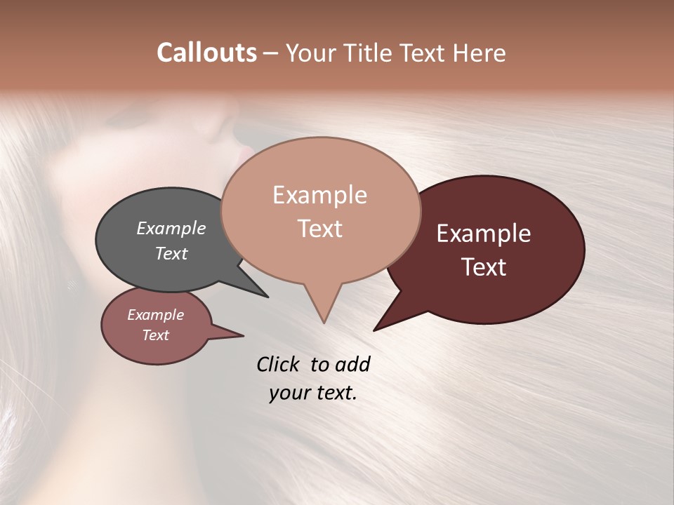 Model Salon Coloring PowerPoint Template