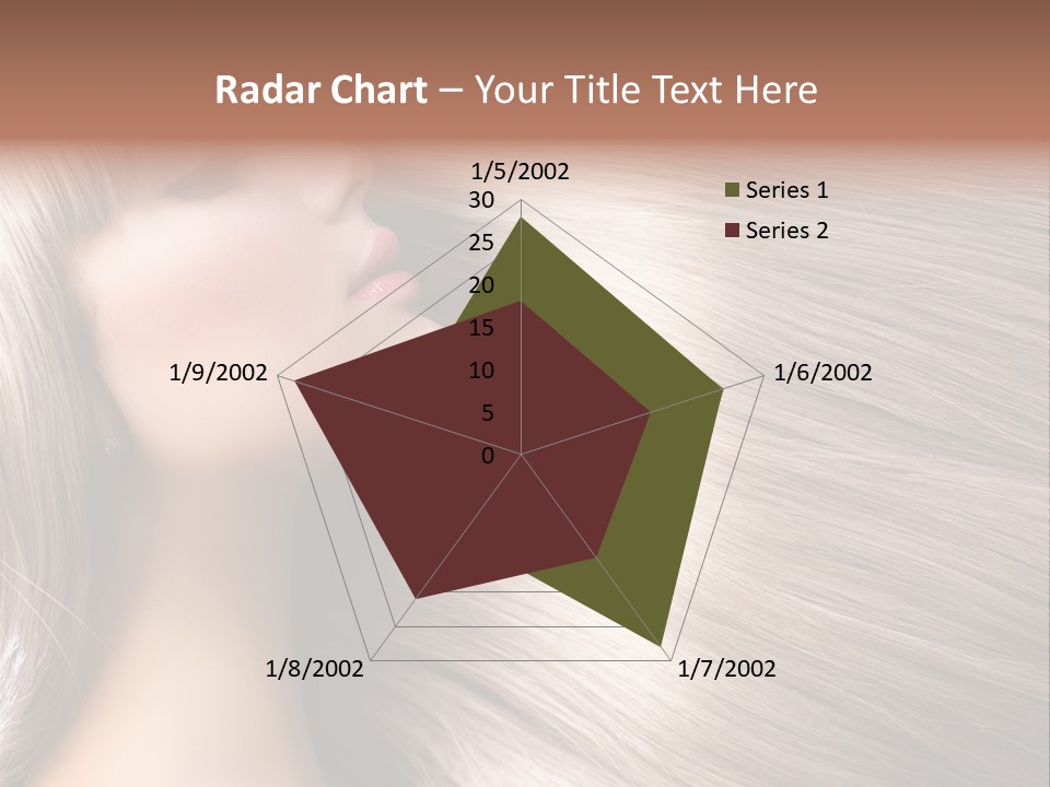 Model Salon Coloring PowerPoint Template