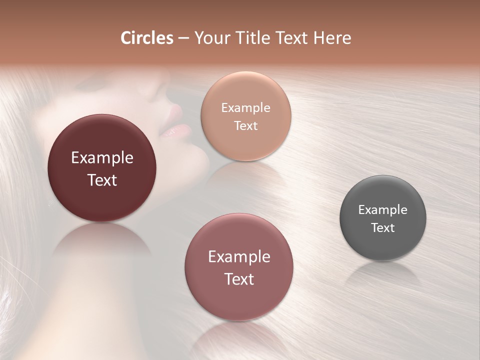 Model Salon Coloring PowerPoint Template