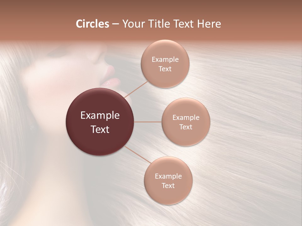 Model Salon Coloring PowerPoint Template