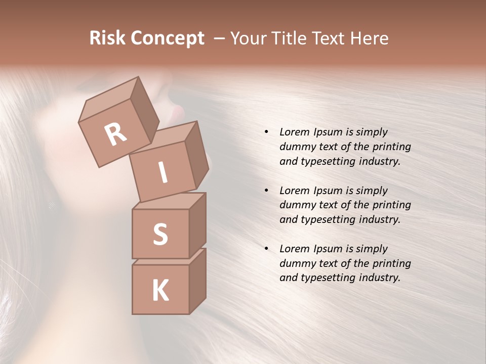 Model Salon Coloring PowerPoint Template