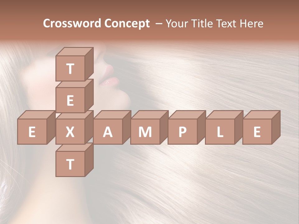 Model Salon Coloring PowerPoint Template