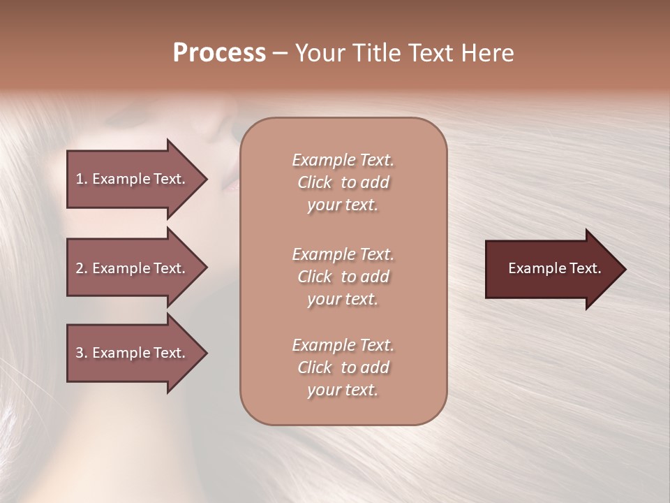 Model Salon Coloring PowerPoint Template