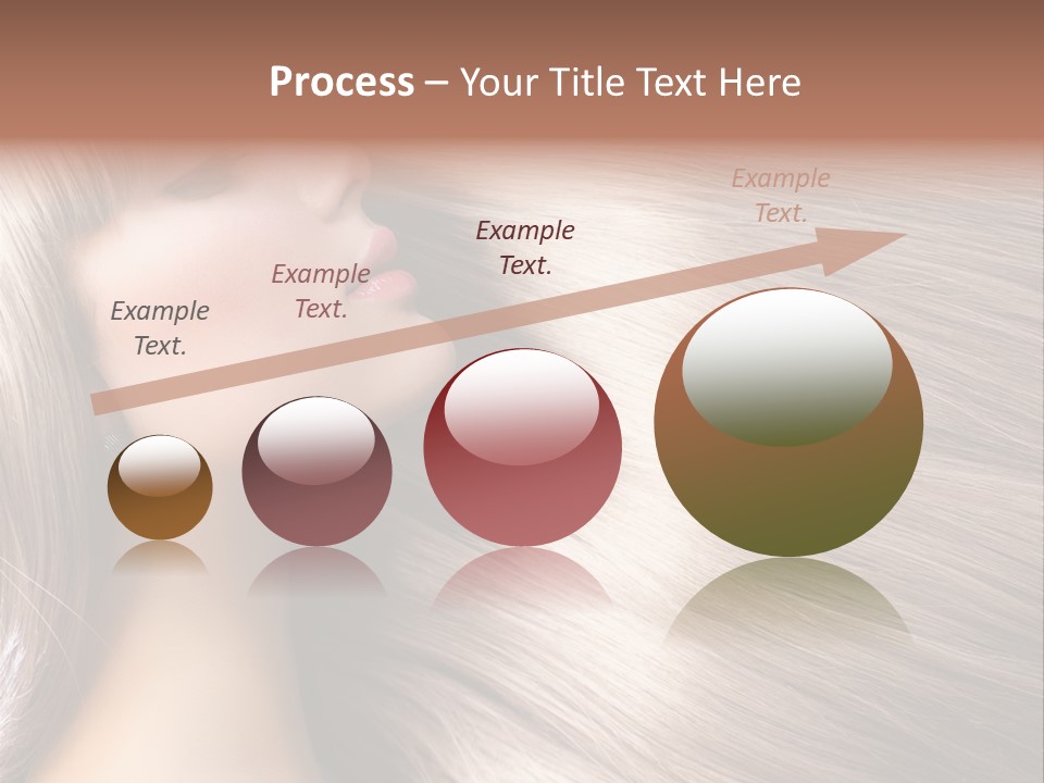 Model Salon Coloring PowerPoint Template