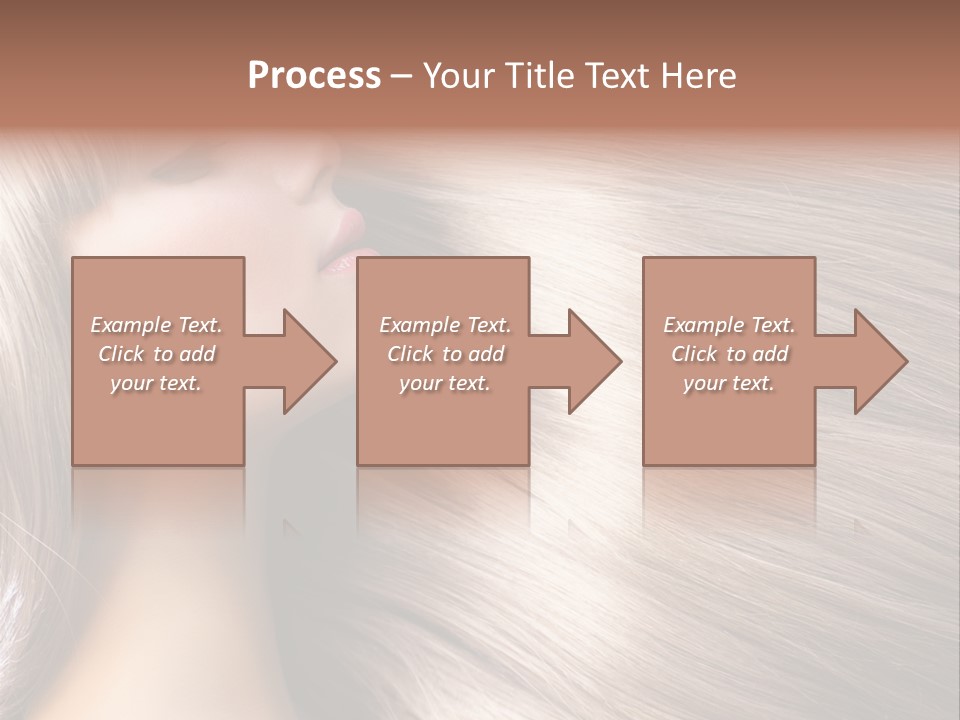 Model Salon Coloring PowerPoint Template