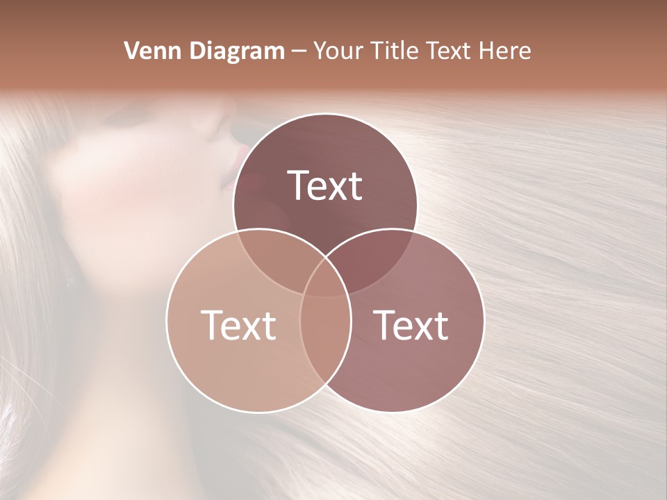 Model Salon Coloring PowerPoint Template