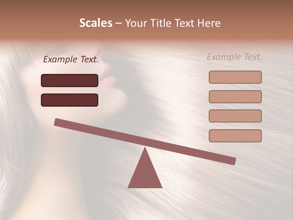 Model Salon Coloring PowerPoint Template