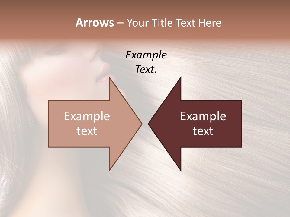 Model Salon Coloring PowerPoint Template