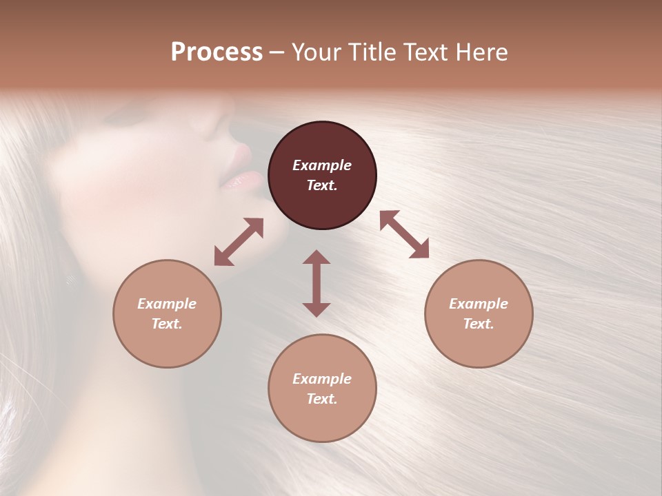 Model Salon Coloring PowerPoint Template