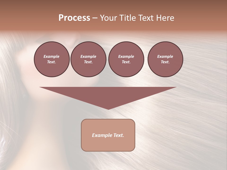 Model Salon Coloring PowerPoint Template