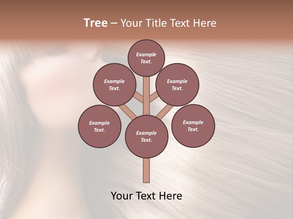 Model Salon Coloring PowerPoint Template