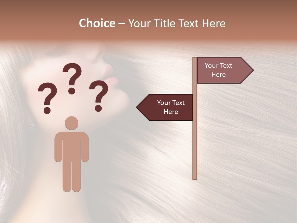 Model Salon Coloring PowerPoint Template