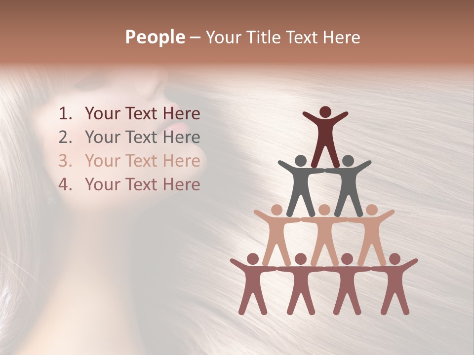 Model Salon Coloring PowerPoint Template