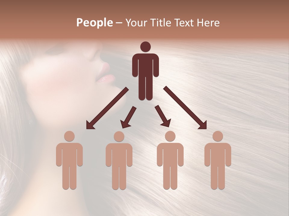 Model Salon Coloring PowerPoint Template