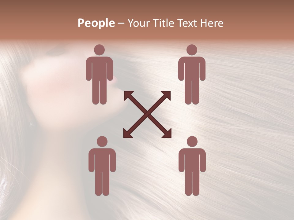 Model Salon Coloring PowerPoint Template