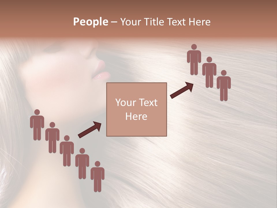 Model Salon Coloring PowerPoint Template