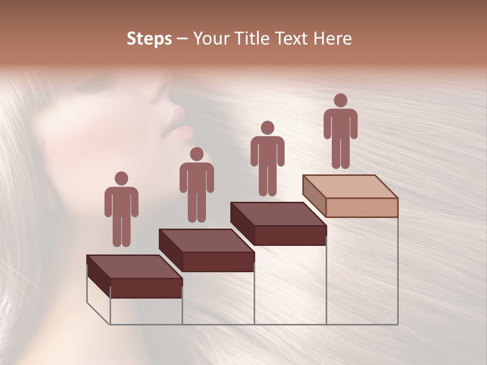 Model Salon Coloring PowerPoint Template