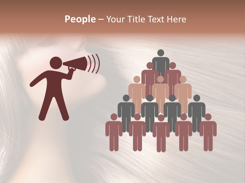 Model Salon Coloring PowerPoint Template