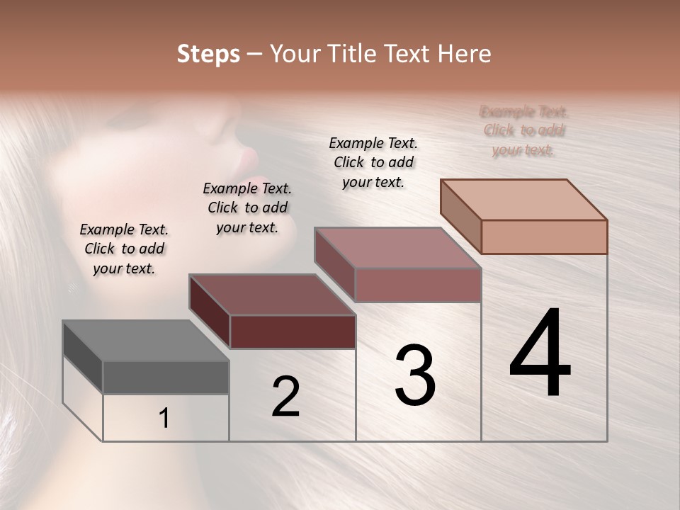 Model Salon Coloring PowerPoint Template