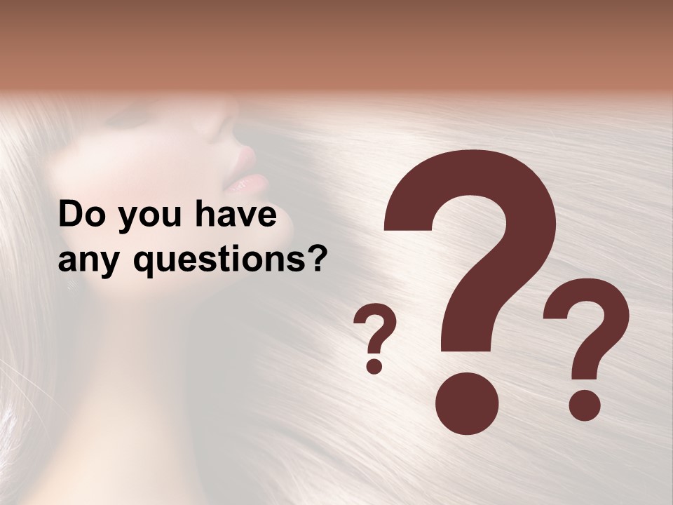 Model Salon Coloring PowerPoint Template