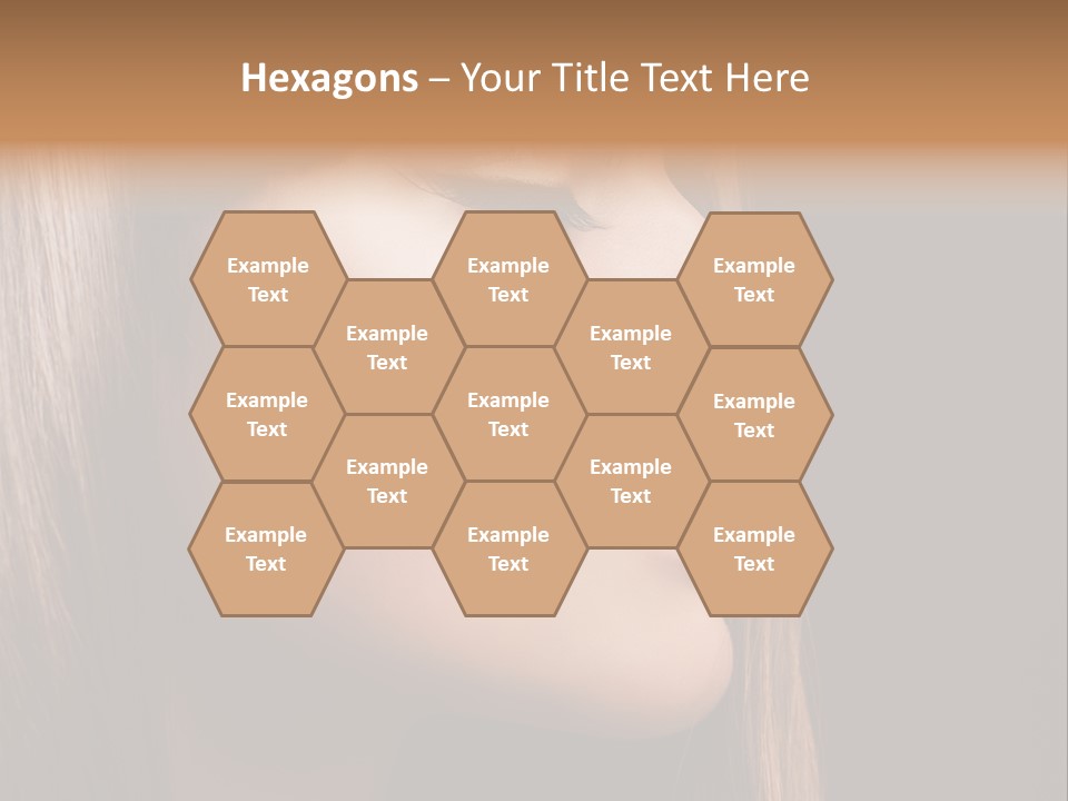 Model Brown Bright PowerPoint Template