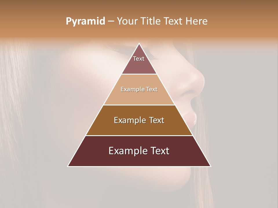 Model Brown Bright PowerPoint Template
