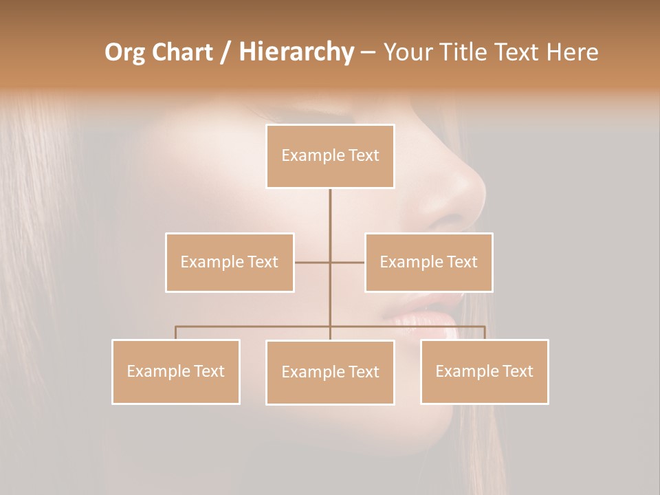 Model Brown Bright PowerPoint Template