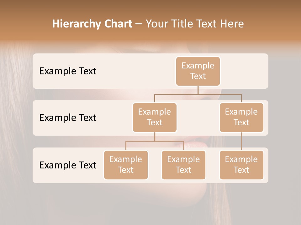 Model Brown Bright PowerPoint Template