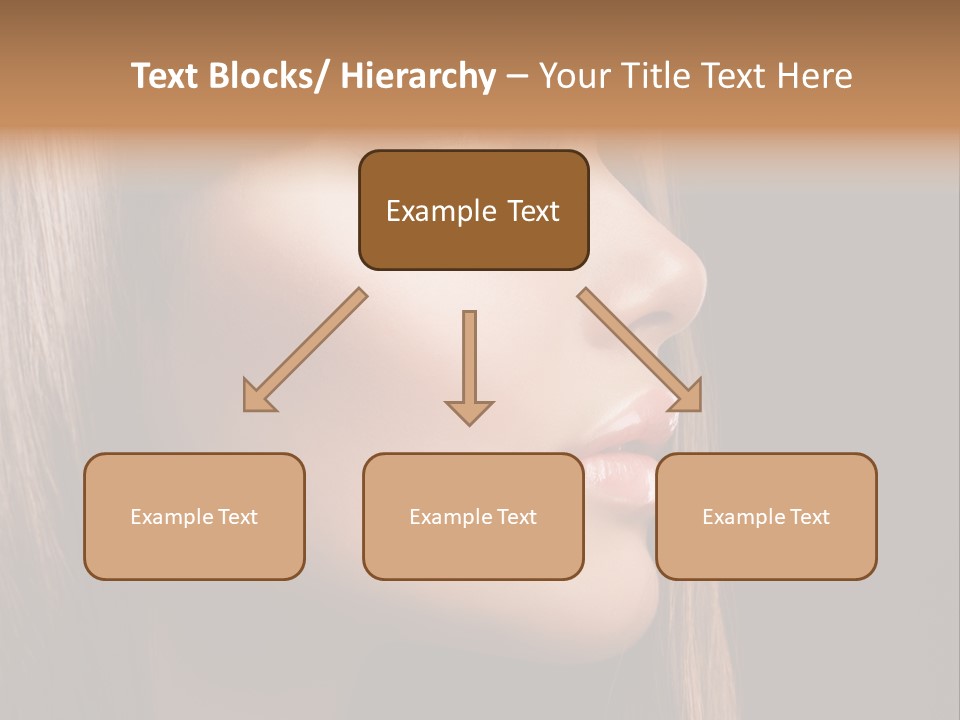 Model Brown Bright PowerPoint Template
