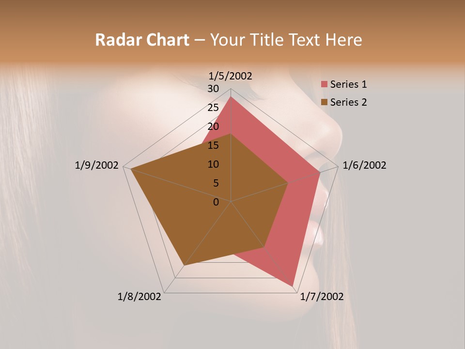 Model Brown Bright PowerPoint Template