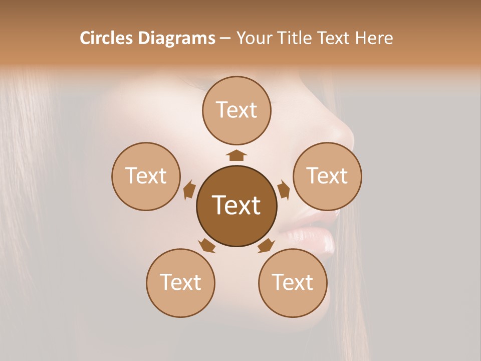 Model Brown Bright PowerPoint Template