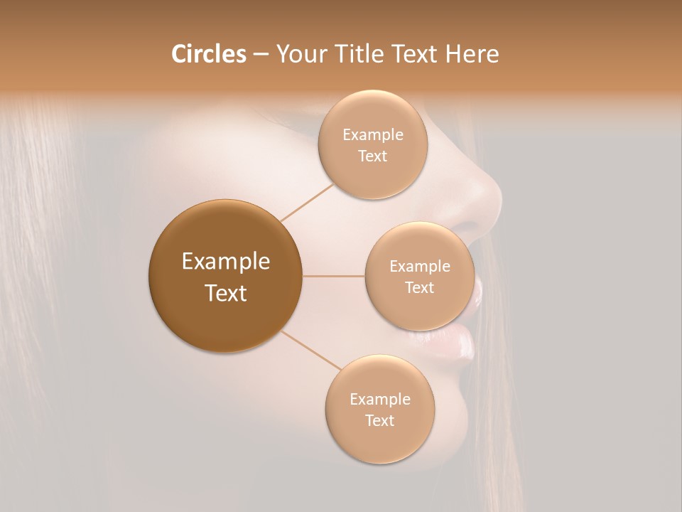 Model Brown Bright PowerPoint Template