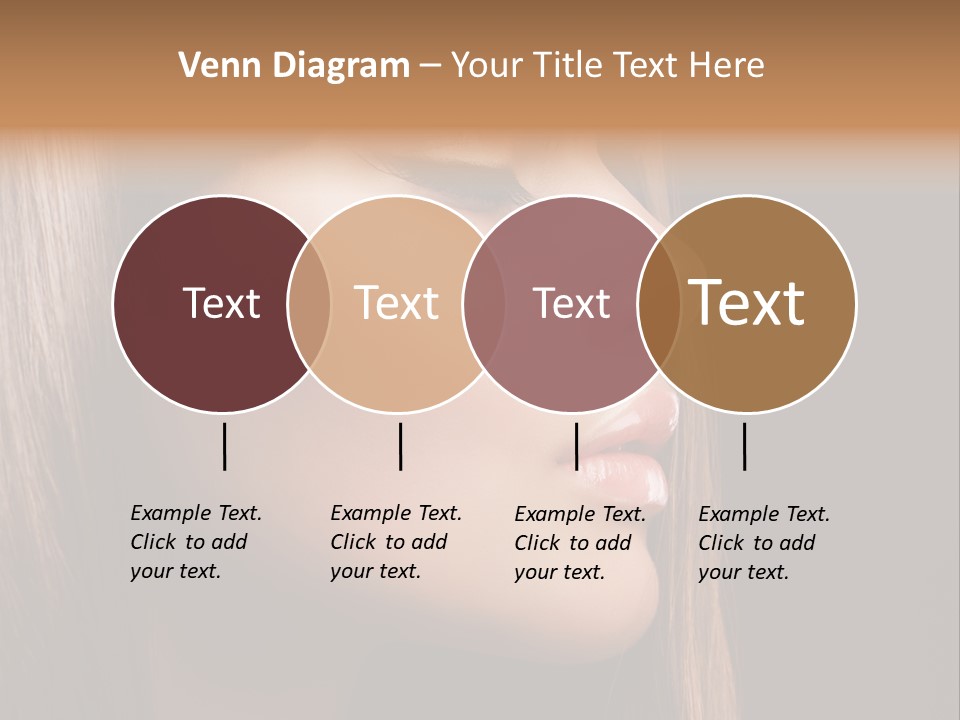 Model Brown Bright PowerPoint Template