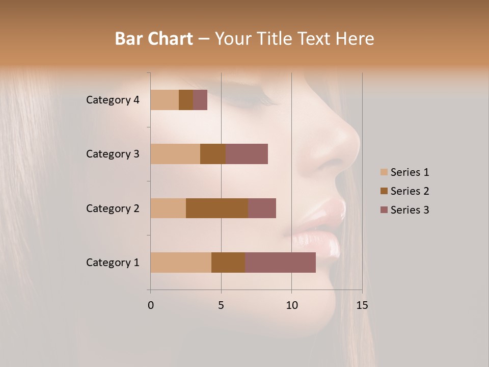 Model Brown Bright PowerPoint Template