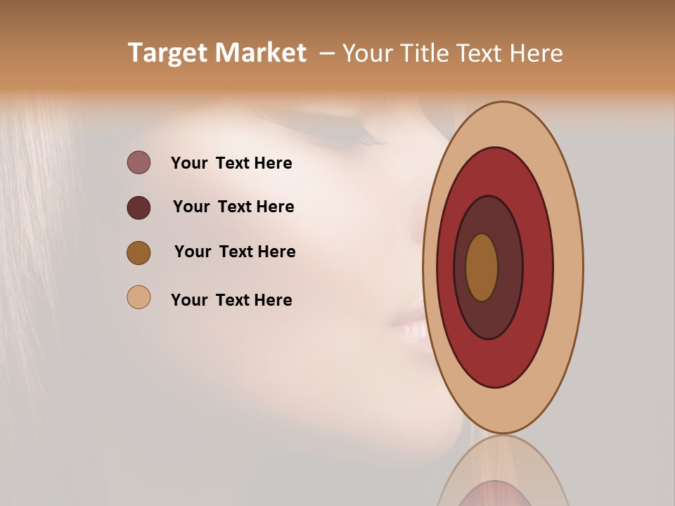Model Brown Bright PowerPoint Template