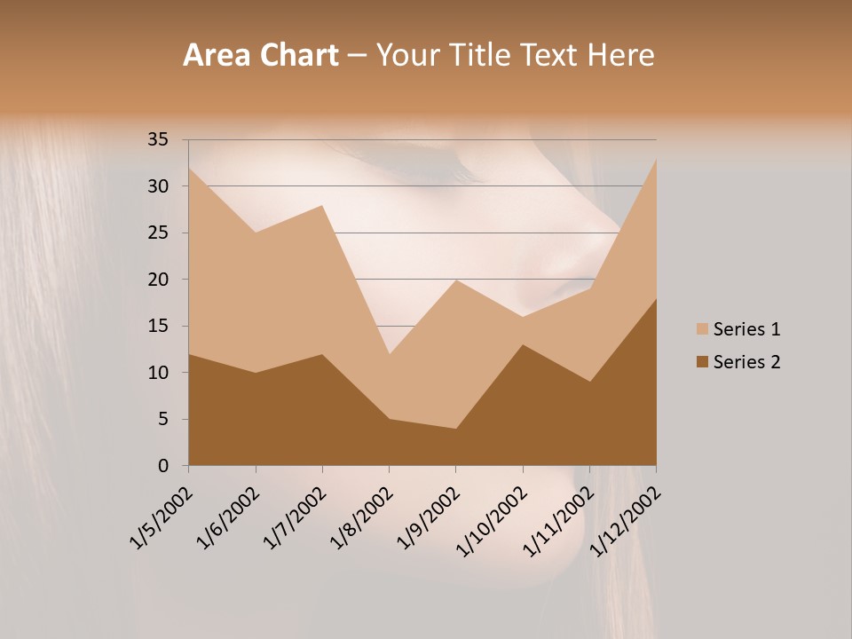 Model Brown Bright PowerPoint Template