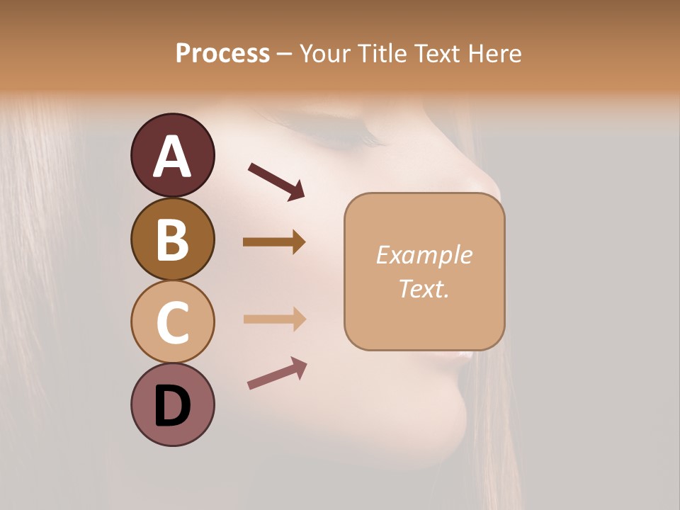 Model Brown Bright PowerPoint Template