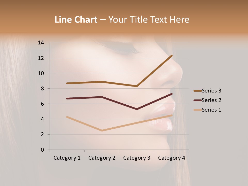 Model Brown Bright PowerPoint Template