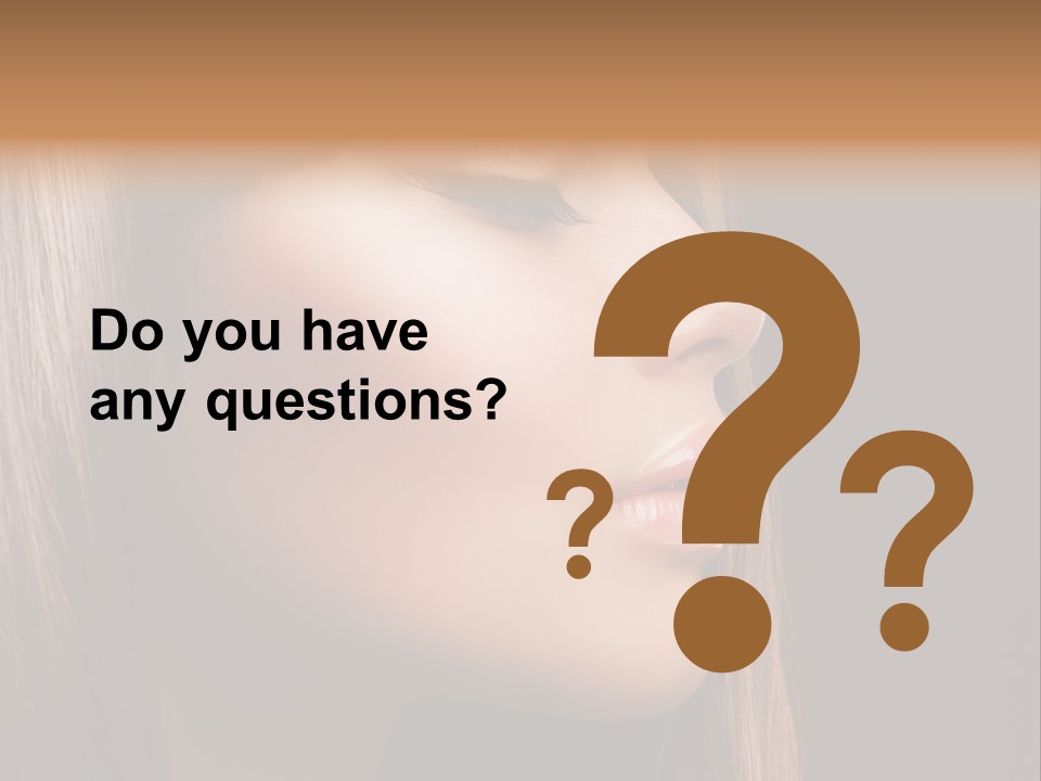 Model Brown Bright PowerPoint Template