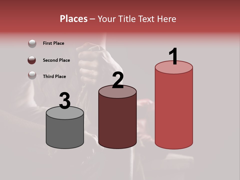 Girl Athlete Sports Clothing PowerPoint Template